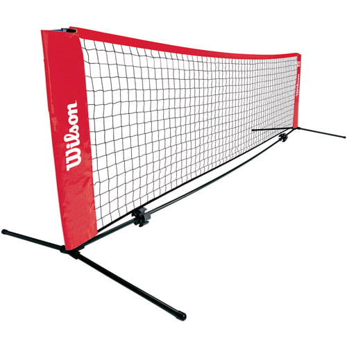 JWBOSS Portable Tennis Net for Driveway Beach Soccer Tennis Net Without Poles